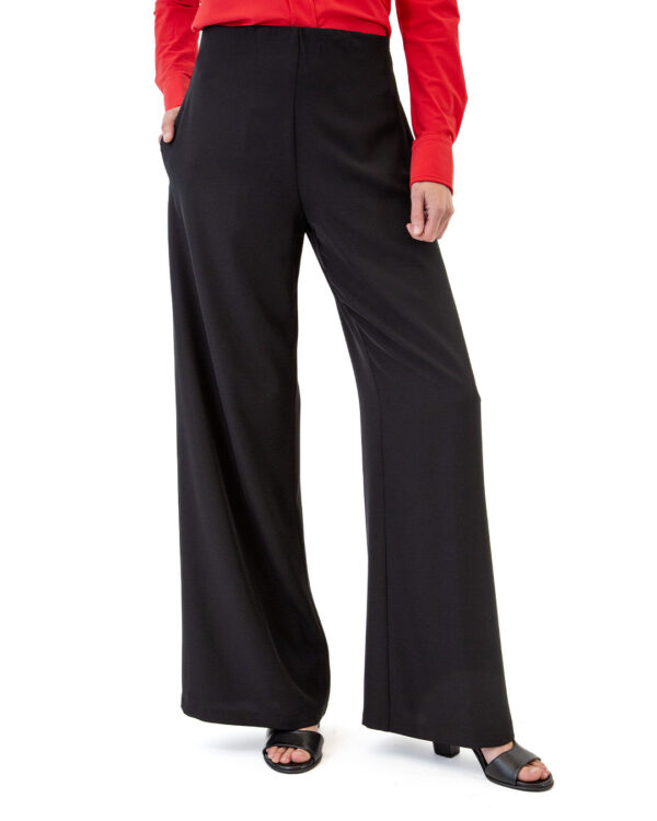 Pantalone Palazzo Eva Nero | DIEGO ZORODDU