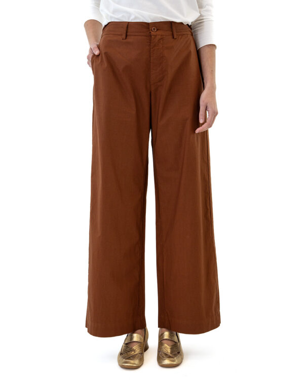 Pantalone Pandora Labo Art Nocciola | DIEGO ZORODDU