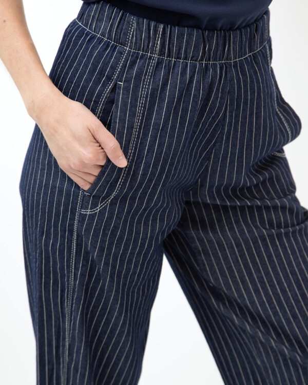 Pantalone Gin Jeans Gessato | DIEGO ZORODDU