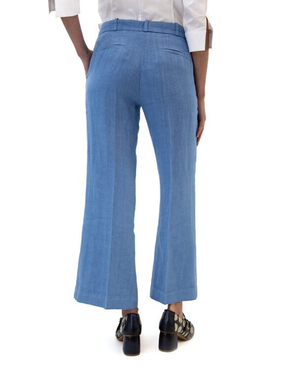 Pantalone Flora Azzurro | DIEGO ZORODDU