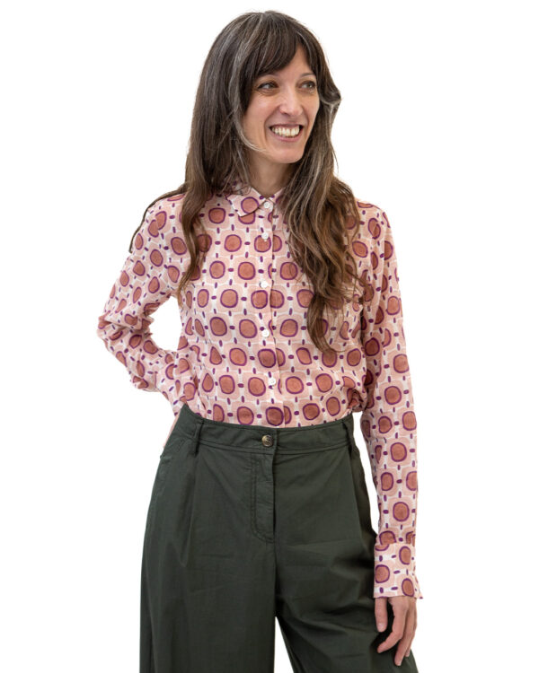 Camicia Andrea Quadri Rosa | DIEGO ZORODDU