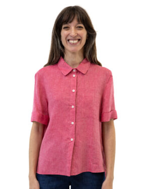 Camicia Maya LIno Corniola | DIEGO ZORODDU