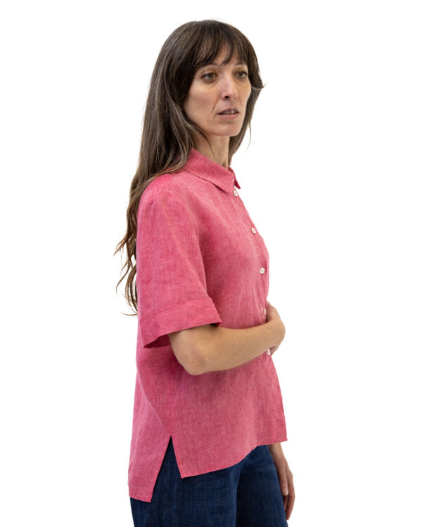 Camicia Maya LIno Corniola | DIEGO ZORODDU