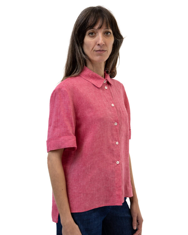 Camicia Maya LIno Corniola | DIEGO ZORODDU