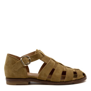 Sandalo Francesca Scamosciato Beige | DIEGO ZORODDU