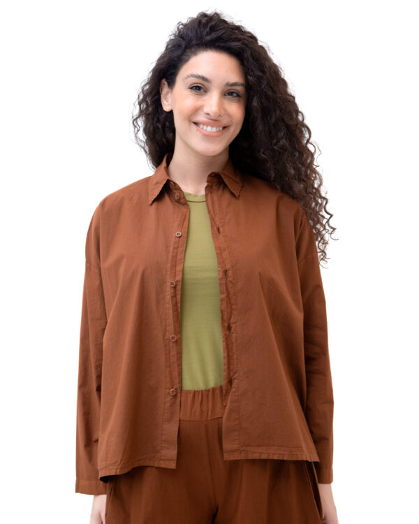 Camicia Nova Labo Art Nocciola | DIEGO ZORODDU