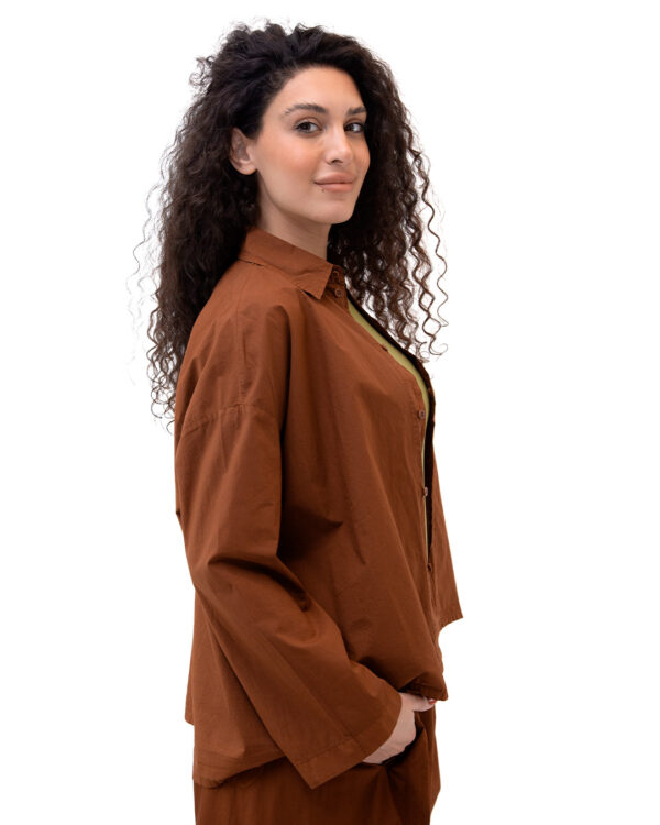 Camicia Nova Labo Art Nocciola | DIEGO ZORODDU