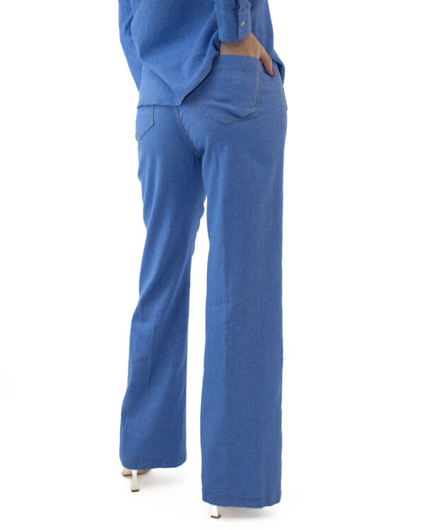 Pantalone Sole Denim Azzurro | DIEGO ZORODDU