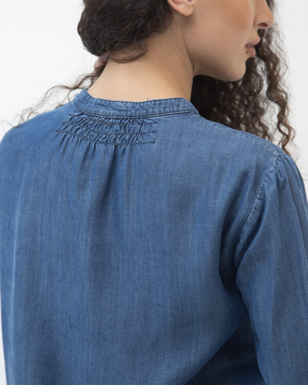 Camicia Marie Chambrie Blu | DIEGO ZORODDU