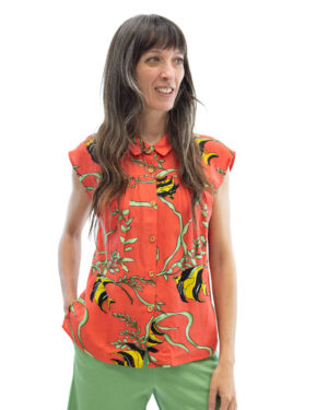 Camicia Amy Rossa Corallo | DIEGO ZORODDU