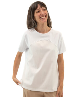 T-Shirt Lavinia Bianco | DIEGO ZORODDU