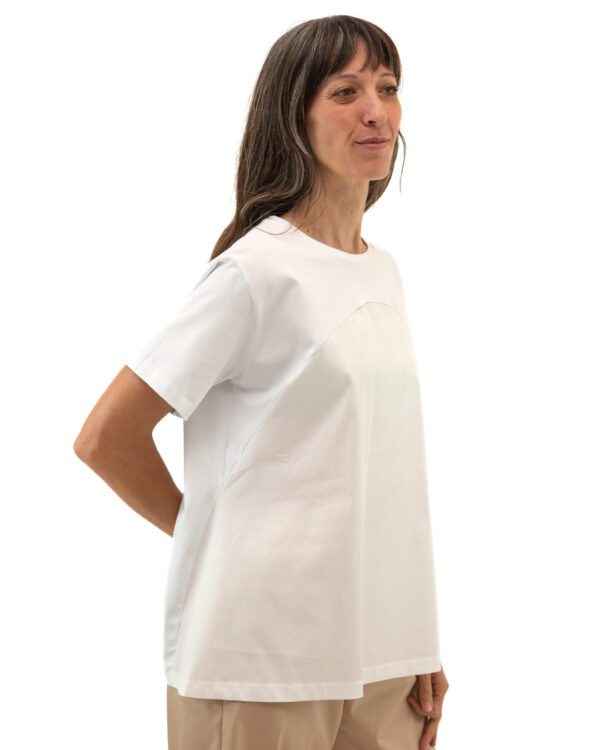 T-Shirt Lavinia Bianco | DIEGO ZORODDU
