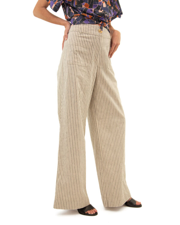 Pantalone Alice Righe | DIEGO ZORODDU