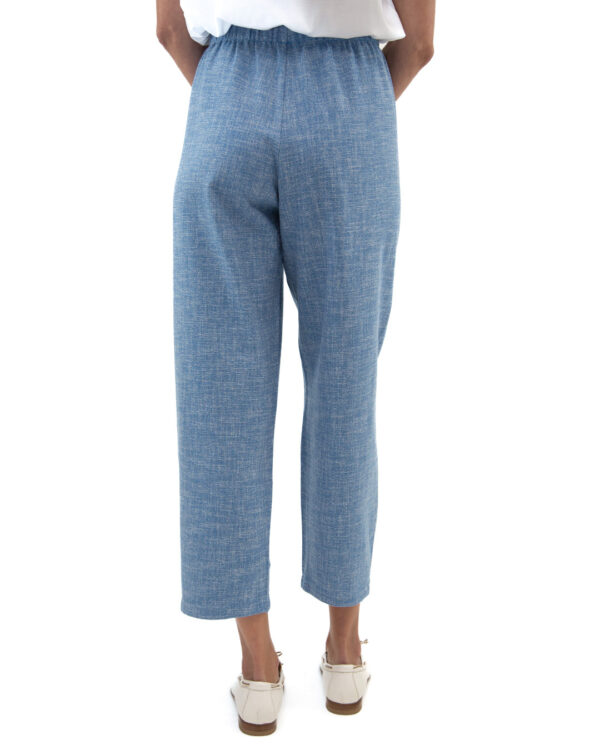 Pantalone Gin Azzurro Melange | DIEGO ZORODDU