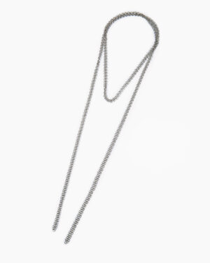 Collana Cravatta Argento Pascale Lion | DIEGO ZORODDU