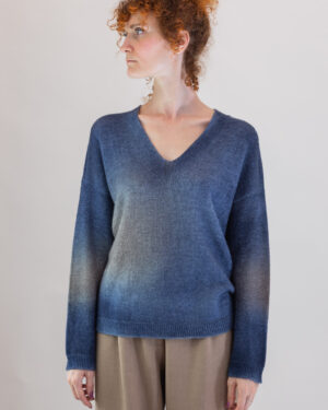 Maglione Daisy Blu | DIEGO ZORODDU