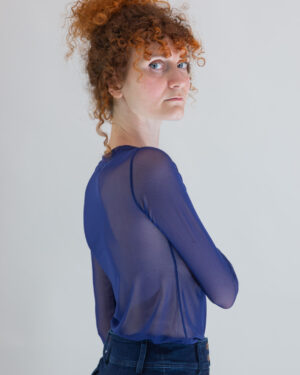 T-shirt Tulle Blu | DIEGO ZORODDU