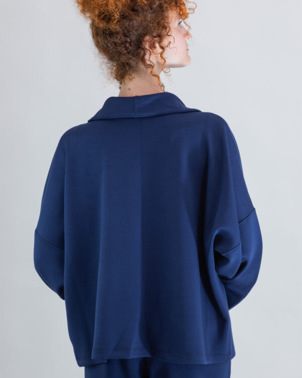 Cardigan Kimono Blu | DIEGO ZORODDU