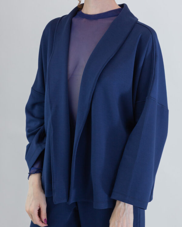Cardigan Kimono Blu | DIEGO ZORODDU