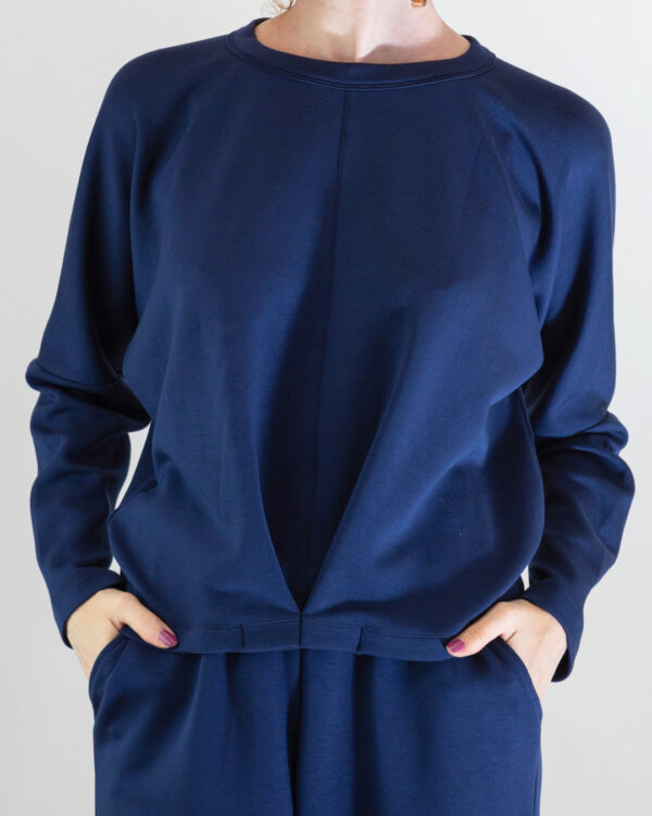 Felpa Kimono Blu | DIEGO ZORODDU