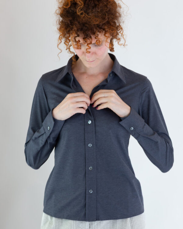 Camicia Skin Like Cenere | DIEGO ZORODDU