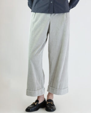 Pantalone Spencer Avorio | DIEGO ZORODDU