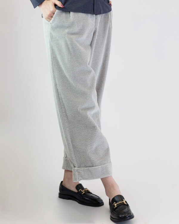 Pantalone Spencer Avorio | DIEGO ZORODDU