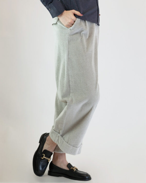 Pantalone Spencer Avorio | DIEGO ZORODDU