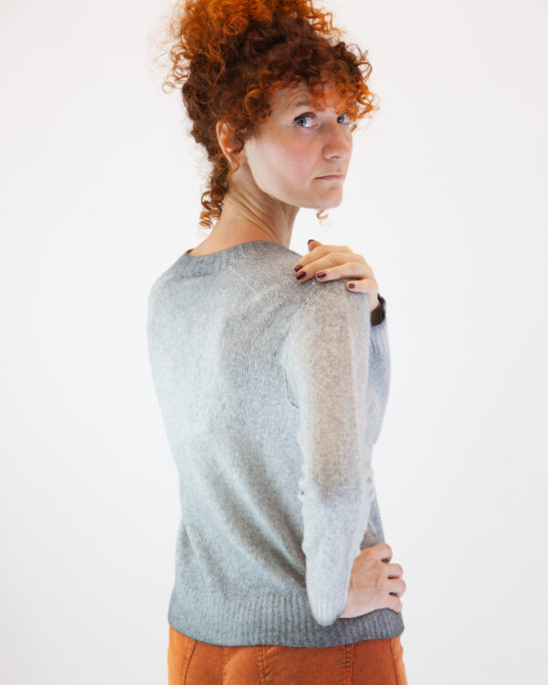 Maglione Kyra Grigio | DIEGO ZORODDU
