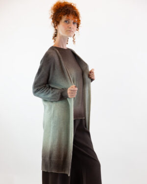 Cardigan Durness Pistacchio | DIEGO ZORODDU