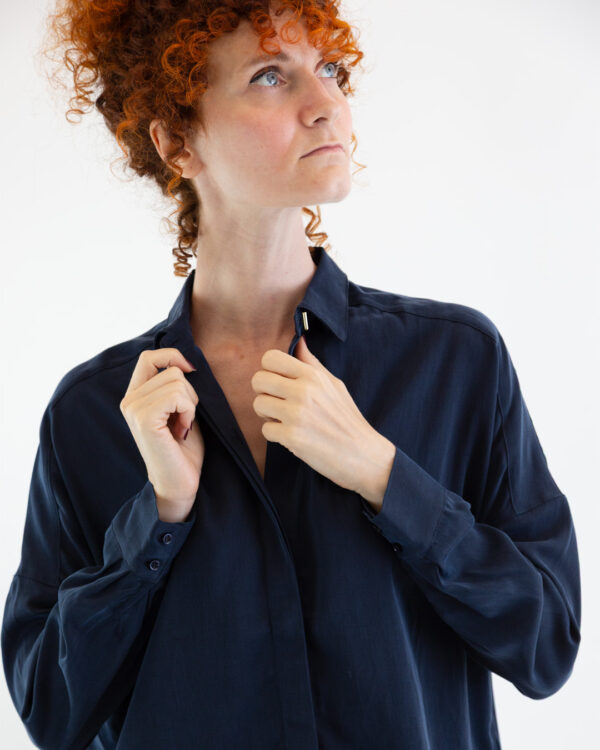 Camicia Lady Navy | DIEGO ZORODDU