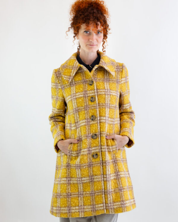 Cappotto Anais Giallo | DIEGO ZORODDU