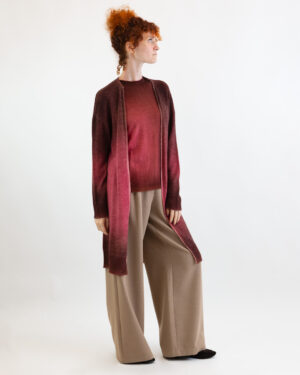 Cardigan Durness Red | DIEGO ZORODDU