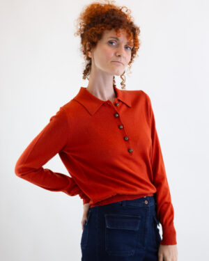 Maglione Yanaka Arancio | DIEGO ZORODDU