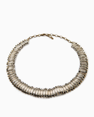 collana petalo metallico