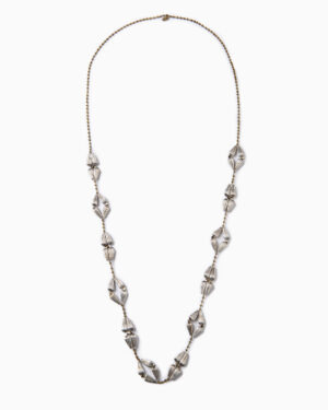collana gocce argento
