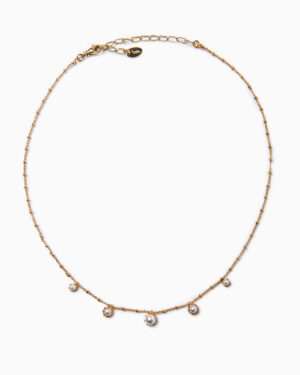 collana punto luce perla