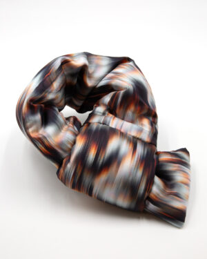 sciarpa imbottita arancio