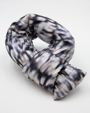 sciarpa imbottita grigia