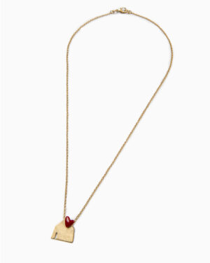 collana casa rosso chiaro