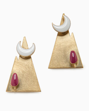 orecchini montagna rosa