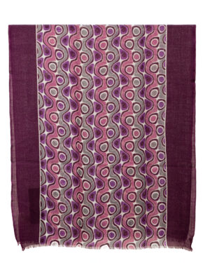 sciarpa magenta fantasia