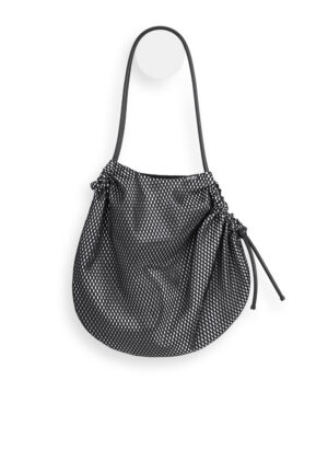 coccò bag nero e bianco lucido