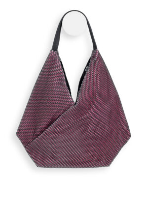bevel bag rosa e nero