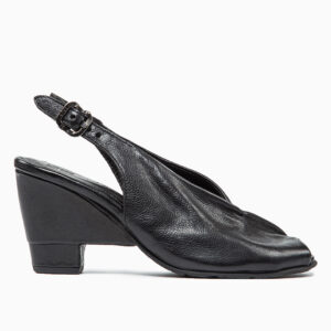 Sandalo Drappeggiato Nero | DIEGO ZORODDU