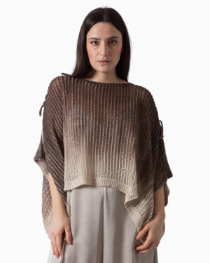 Maglia Rete Spray Tabacco | DIEGO ZORODDU