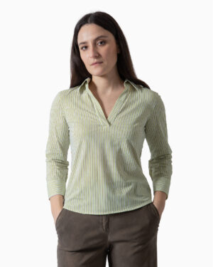 Camicia Skin V Lime | DIEGO ZORODDU