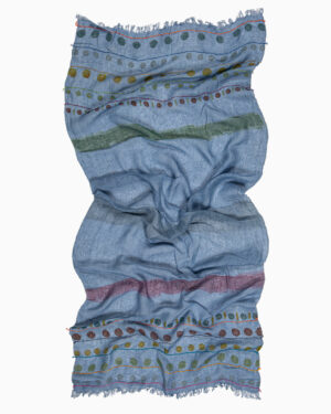 Stola Impunture Blu | DIEGO ZORODDU