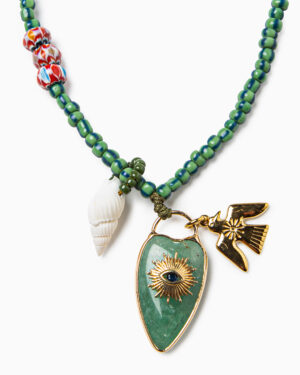 collana jeanne verde