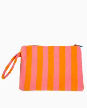 pochette billie arancio e rosa